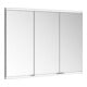 Keuco Armoire miroir Royal Modular 2.0 1050x700x120mm, sans prise, blanc, 3 portes-1