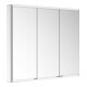 Keuco Armoire miroir Royal Modular 2.0 1100x900x120mm, 2 SD, WV, 3 portes, éclairée-1