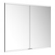 Keuco Armoire miroir Royal Modular 2.0 1200x900x120mm, sans prise, blanc, 2 portes, éclairée-1