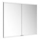 Keuco Armoire miroir Royal Modular 2.0 1200x900x160mm, sans prise, blanc, 2 portes, éclairée-1