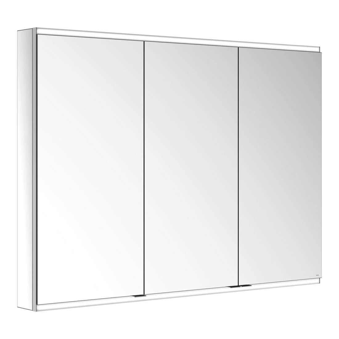 Keuco Armoire miroir Royal Modular 2.0 1300x900x120mm, sans éclairage, applique, 3 portes