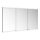 Keuco Armoire miroir Royal Modular 2.0 1400x700x120mm, sans prise, blanc, 3 portes, éclairée-1
