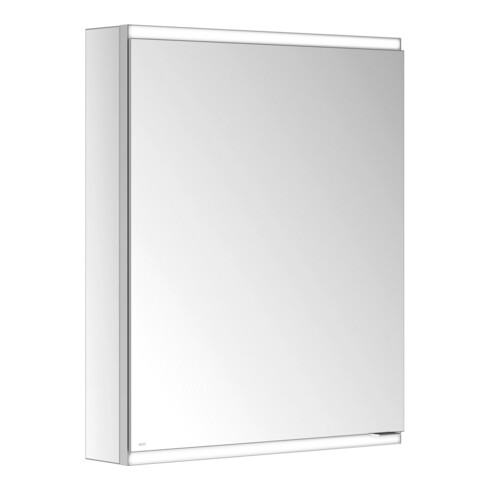 Keuco Armoire miroir Royal Modular 2.0 600x700x120mm, sans LED, blanc, 1 porte, gauche, éclairée