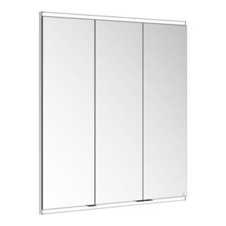 Keuco Armoire miroir Royal Modular 2.0 900x900x120mm, 2 SD, BL, 3 portes, éclairée