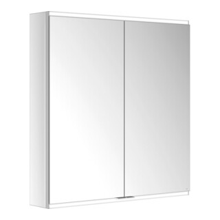 Keuco Armoire miroir Royal Modular 2.0 900x900x160mm, 2 SD, WV, 2 portes, éclairée
