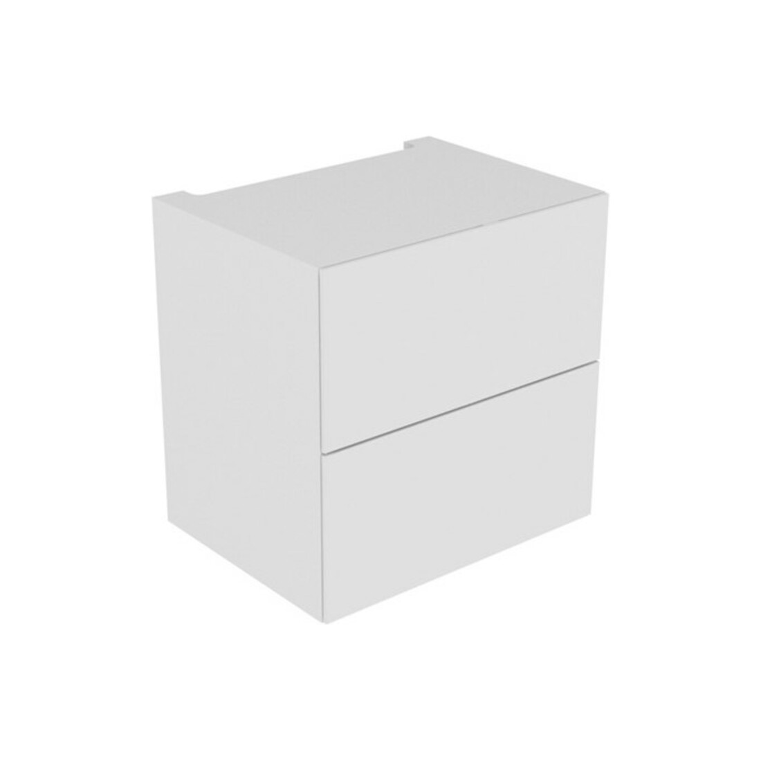 Keuco Armoire modulaire sous-plan Edition 11 70x70x53,5 cm, laqué structuré blanc