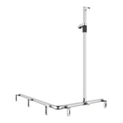 Keuco AXESS AL Barre de douche si-el/vc, 1150/850mm, avec support mural, version gauche-4