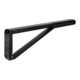 Keuco AXESS Barre d'appui rabattable WC noir mat/noir, 850 mm