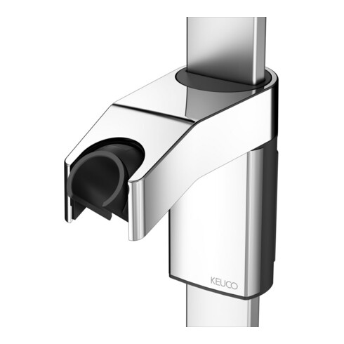 Keuco AXESS Barre de douche AL si-el/vc, 1150/1150 mm, avec support, droite AF