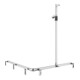 Keuco AXESS Barre de douche AL si-el/vc, 1150/1150mm, avec support, gauche AF-1