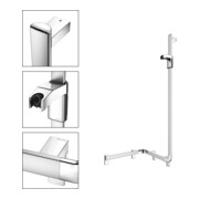Keuco AXESS Barre de douche AL si-el/vc, 550 mm, avec support mural, droite-5