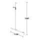 Keuco AXESS Barre de douche alu si-élox/vc, 1150 mm, avec barre de douche-2