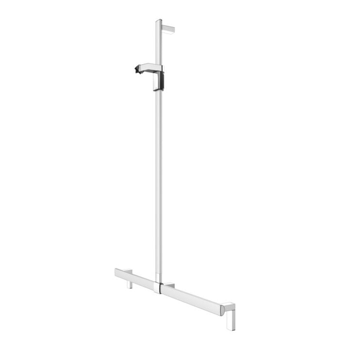 Keuco AXESS Barre de douche Aluminium si-élox/vc, 1000 mm, avec barre de douche