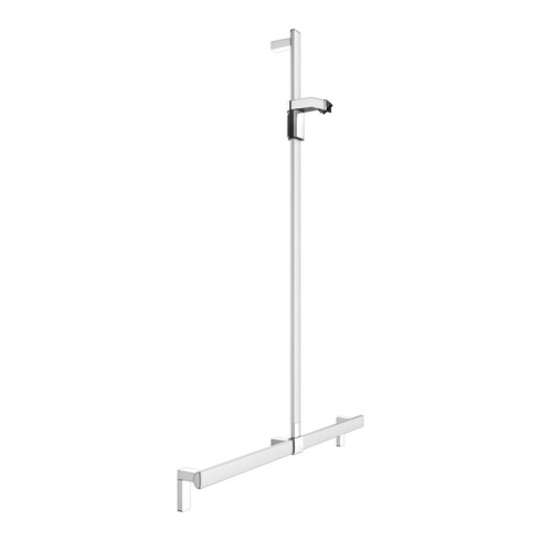 Keuco AXESS Barre de douche Aluminium si-élox/vc, 1000 mm, avec barre de douche