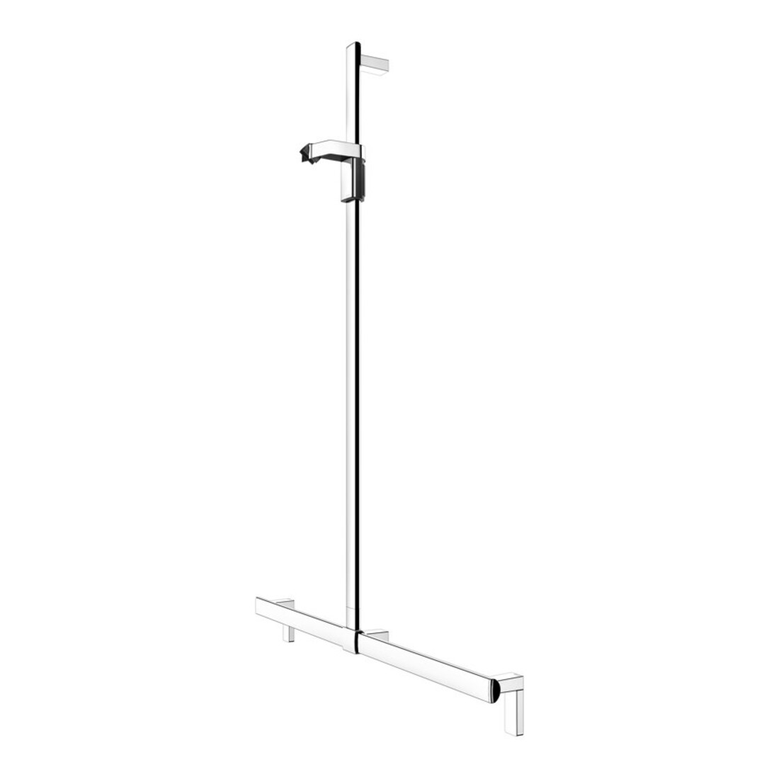 Keuco AXESS barre de douche chromée, 1000 mm, avec support de douche