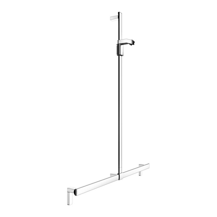 Keuco AXESS barre de douche chromée, 1150 mm, avec support de douche