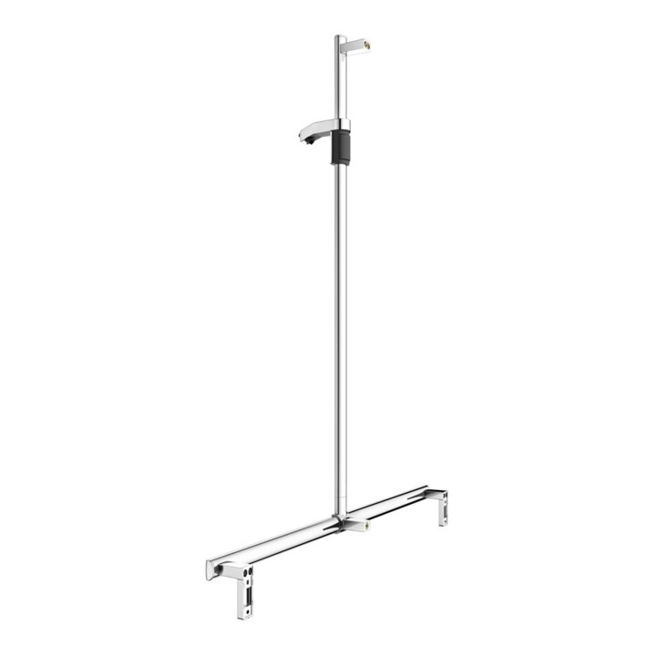 Keuco AXESS barre de douche chromée, 1150 mm, avec support de douche