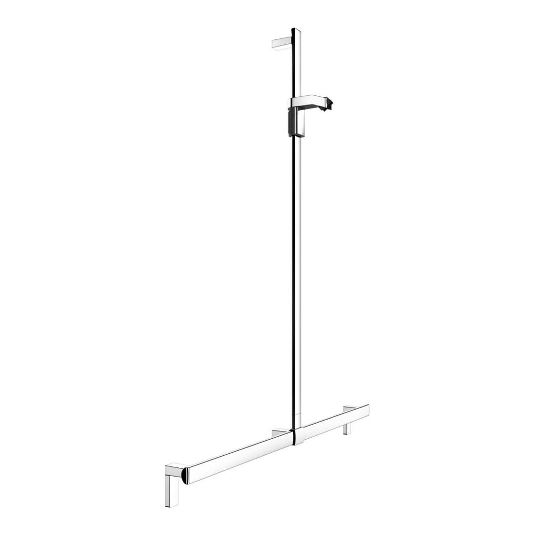 Keuco AXESS barre de douche chromée, 1150 mm, avec support de douche