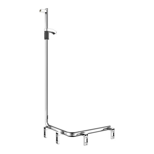 Keuco AXESS Barre de douche chromée, 550 mm, avec barre de douche, côté droit