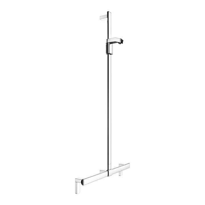 Keuco AXESS Barre de douche chromée, 700 mm, avec barre de douche