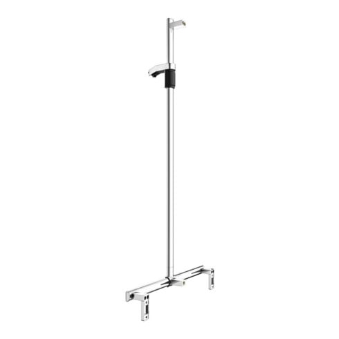 Keuco AXESS Barre de douche chromée, 700 mm, avec barre de douche