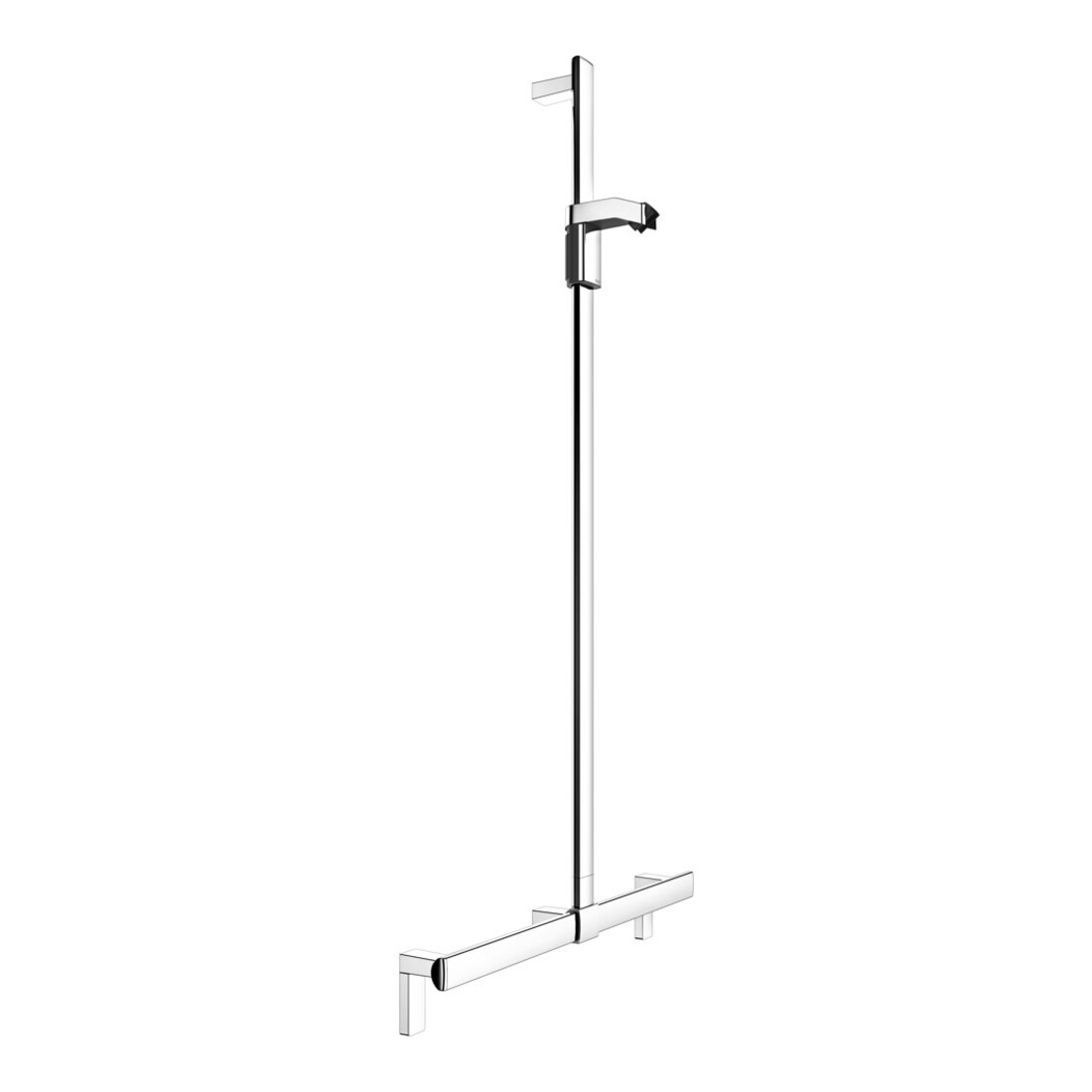 Keuco AXESS Barre de douche chromée, 700 mm, avec barre de douche