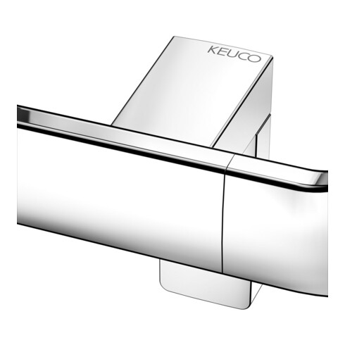 Keuco AXESS barre de douche chromée, 850 mm, avec barre de douche, droite