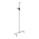 Keuco AXESS Barre de douche en alu anodisé argenté, 700 mm, avec support de douche