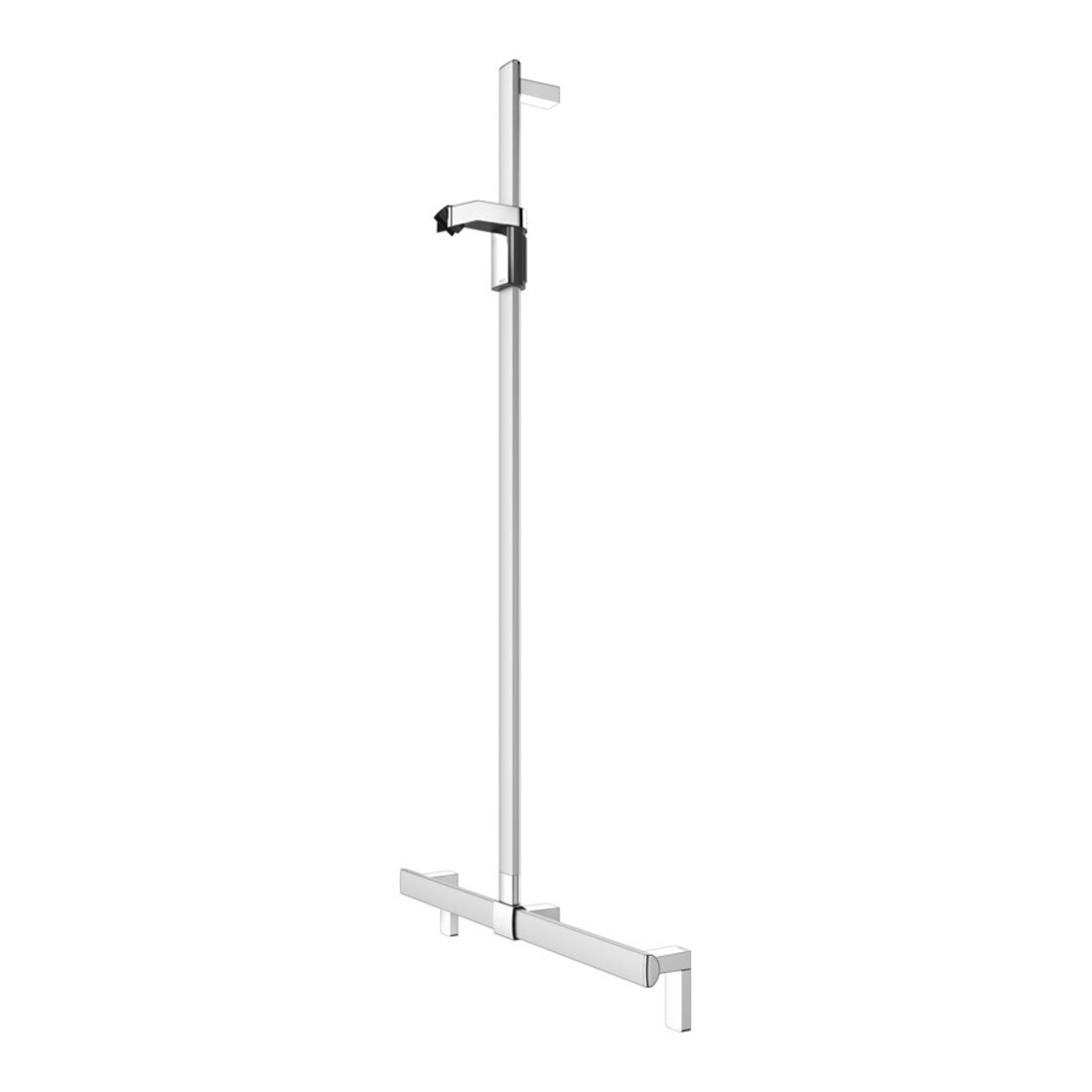 Keuco AXESS Barre de douche en alu anodisé argenté, 700 mm, avec support de douche