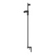 Keuco AXESS Barre de douche noir mat, 1150 mm, avec support de douche