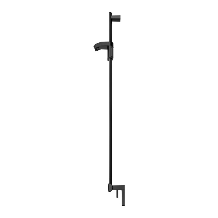 Keuco AXESS Barre de douche noir mat, 1150 mm, avec support de douche