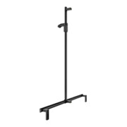 Keuco AXESS Barre de douche noir mat, 1150 mm, avec support de douche-4