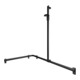Keuco AXESS Barre de douche noire, 1150/850 mm, avec barre de douche, droite-4