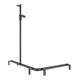 Keuco AXESS Barre de douche noire, 1150/850 mm, avec barre de douche, droite-5