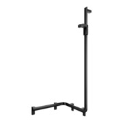 Keuco AXESS Barre de douche noire, 550 mm, avec barre de douche, version droite-2