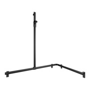 Keuco AXESS Barre de douche noire, 850/1150 mm, avec barre de douche, version gauche