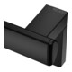 Keuco AXESS Barre de douche noire, 850/850 mm, avec support, version droite