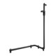 Keuco AXESS Barre de douche noire, 850 mm, avec support de douche, version droite-5