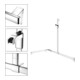 Keuco AXESS barre de douche vc, 1150/850 mm, avec barre de douche, version droite-1