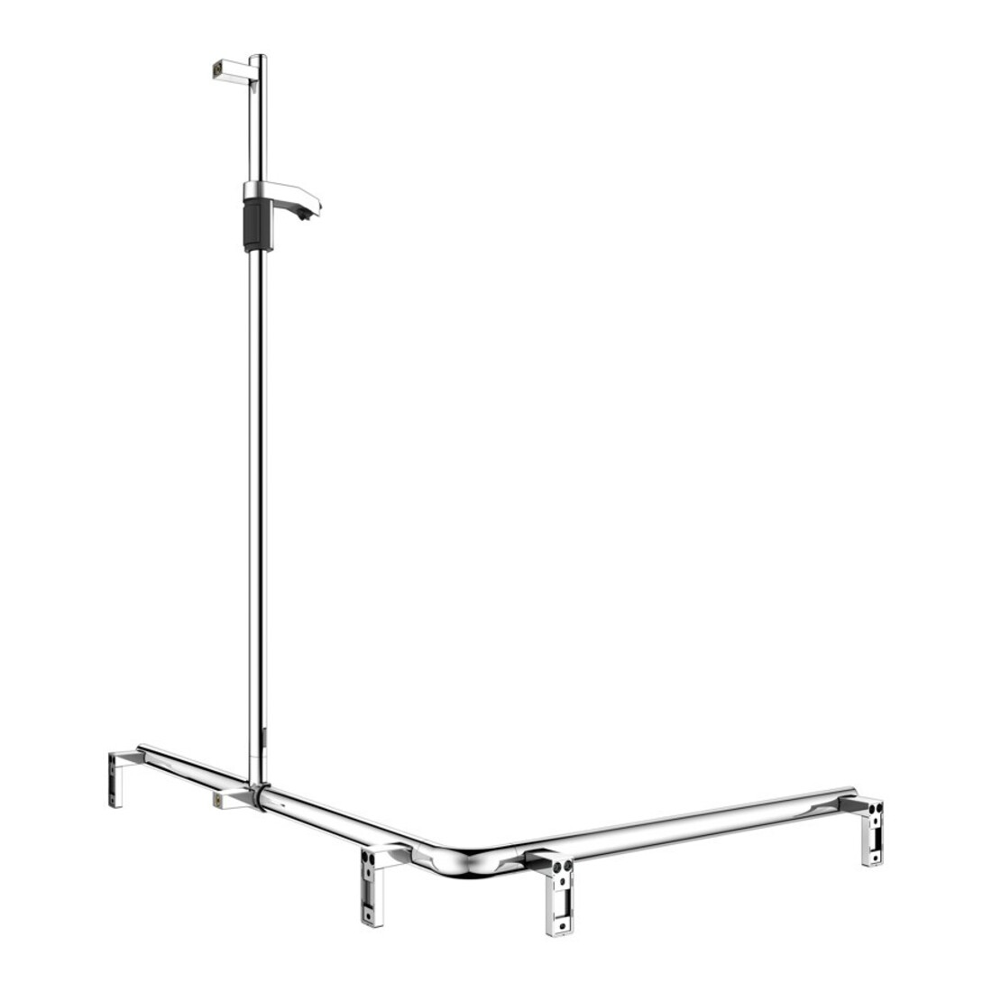 Keuco AXESS barre de douche vc, 1150/850 mm, avec barre de douche, version droite