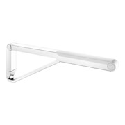 Keuco AXESS Poignée d'appui rabattable WC chromé/blanc, 700 mm