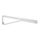 Keuco AXESS Poignée d'appui WC rabattable Aluminium argenté anodisé/blanc, 850 mm