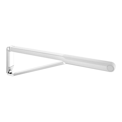 Keuco AXESS Poignée d'appui WC rabattable Aluminium argenté anodisé/blanc, 850 mm