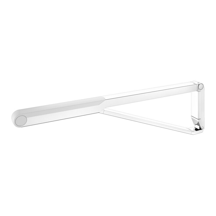 Keuco AXESS Poignée d'appui WC rabattable chrome/blanc, 850 mm