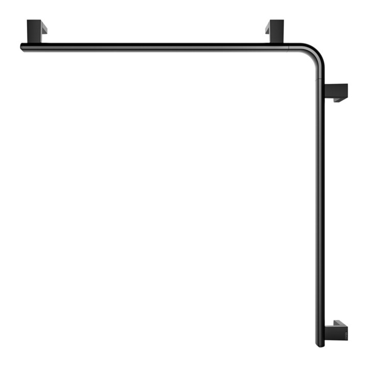 Keuco AXESS Poignée de douche/baignoire 850x850 mm, noir mat
