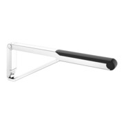 Keuco AXESS Poignée rabattable WC chromé/noir, 700 mm-2