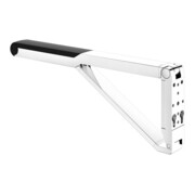 Keuco AXESS Poignée rabattable WC chromé/noir, 700 mm-5