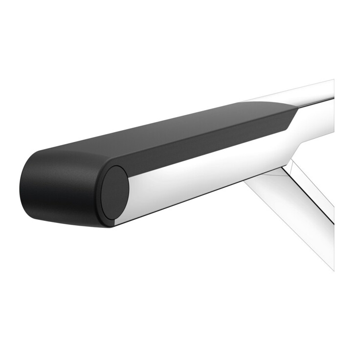 Keuco AXESS Poignée rabattable WC chromé/noir, 700 mm