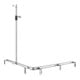 Keuco AXESS vc Barre de douche, 1150/1150 mm, avec barre de douche, version droite-1