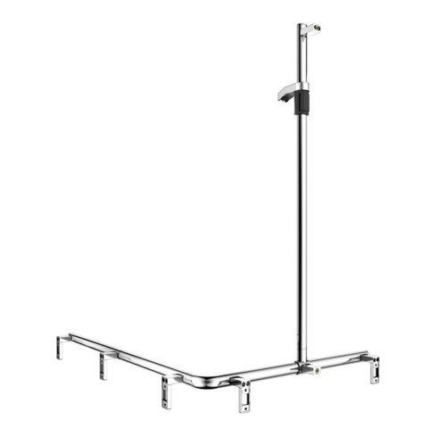 Keuco AXESS vc, barre de douche 1150/850 mm, avec support de douche, version gauche
